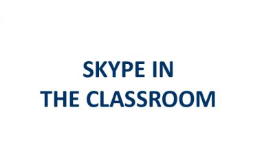 SKYPE IN THE CLASSROOM